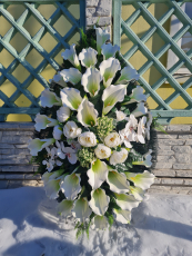 Венок капля №4 112 см - designerwreath.ru - г. Екатеринбург