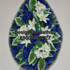 Венок капля №3 90 см - designerwreath.ru - г. Екатеринбург