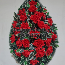 Венок капля №3 90 см - designerwreath.ru - г. Екатеринбург