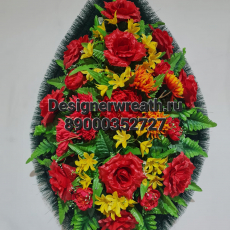 Венок капля №3 90 см - designerwreath.ru - г. Екатеринбург