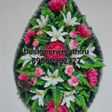 Венок капля №3 90 см - designerwreath.ru - г. Екатеринбург