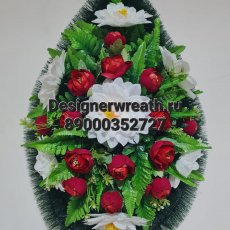 Венок капля №2 74 см - designerwreath.ru - г. Екатеринбург