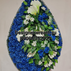 Венок капля №4 112 см - designerwreath.ru - г. Екатеринбург