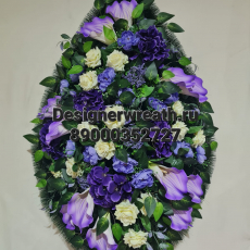 Венок капля №4 112 см - designerwreath.ru - г. Екатеринбург