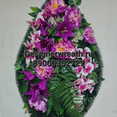 Венок капля №4 112 см - designerwreath.ru - г. Екатеринбург