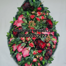 Венок капля №4 112 см - designerwreath.ru - г. Екатеринбург