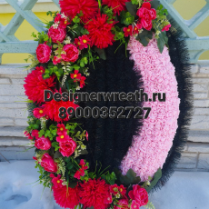 Брендовый венок 100 см - designerwreath.ru - г. Екатеринбург