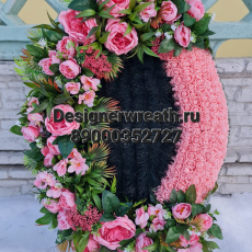 Брендовый венок 100 см - designerwreath.ru - г. Екатеринбург