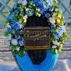 брендовый венок 115 см - designerwreath.ru - г. Екатеринбург