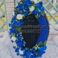 Брендовый венок 115 см - designerwreath.ru - г. Екатеринбург