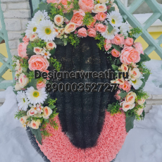 Брендовый венок 115 см - designerwreath.ru - г. Екатеринбург