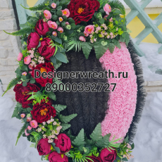 Брендовый венок 100 см - designerwreath.ru - г. Екатеринбург