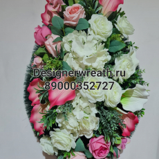 Венок капля №3 90 см - designerwreath.ru - г. Екатеринбург