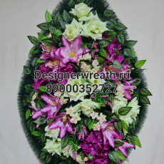 Венок капля №4 112 см - designerwreath.ru - г. Екатеринбург