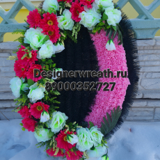 Брендовый венок 90 см - designerwreath.ru - г. Екатеринбург