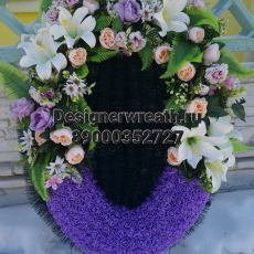 Брендовый венок 90 см - designerwreath.ru - г. Екатеринбург