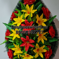 » Венок капля №3 90 см - designerwreath.ru - г. Екатеринбург