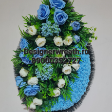 Венок капля №2 74 см - designerwreath.ru - г. Екатеринбург