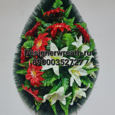 Венок капля №2 74 см - designerwreath.ru - г. Екатеринбург