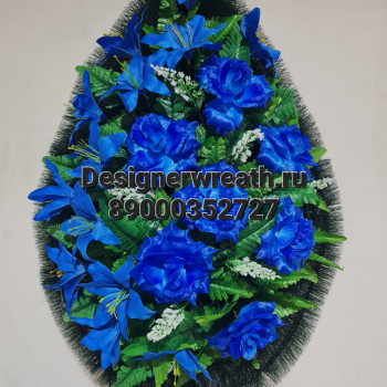 Венок капля №3 90 см - designerwreath.ru - г. Екатеринбург