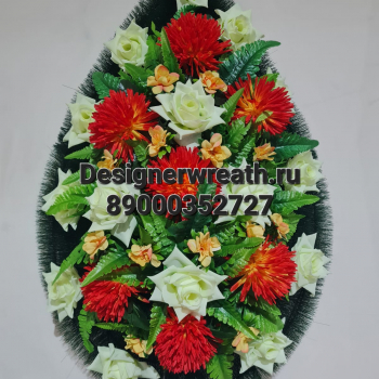 Венок капля №3 90 см - designerwreath.ru - г. Екатеринбург