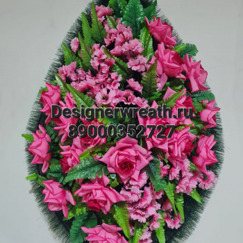 Венок капля №3 90 см - designerwreath.ru - г. Екатеринбург