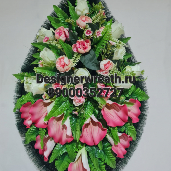 Венок капля №3 90 см - designerwreath.ru - г. Екатеринбург