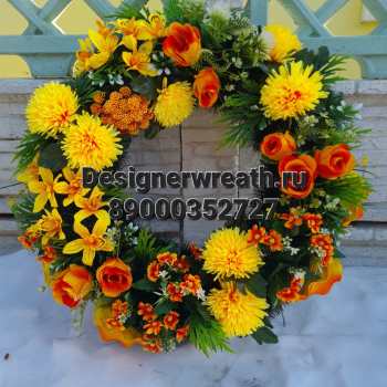 Венок круг - designerwreath.ru - г. Екатеринбург