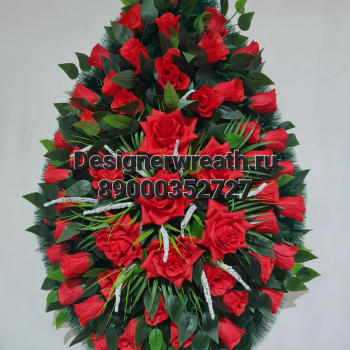 Венок капля №4 112 см - designerwreath.ru - г. Екатеринбург