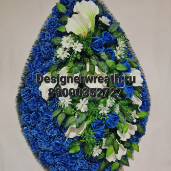 Венок капля №4 112 см - designerwreath.ru - г. Екатеринбург