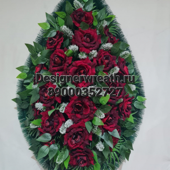 Венок капля №4 112 см - designerwreath.ru - г. Екатеринбург