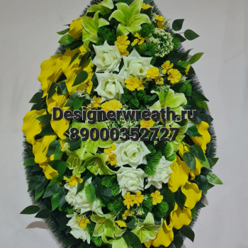 Венок капля №4 112 см - designerwreath.ru - г. Екатеринбург