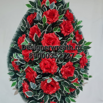 Венок капля №4 112 см - designerwreath.ru - г. Екатеринбург