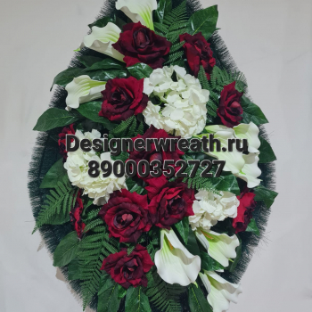 Венок капля №4 112 см - designerwreath.ru - г. Екатеринбург