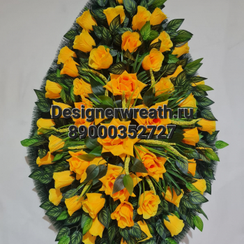 Венок капля №4 112 см - designerwreath.ru - г. Екатеринбург