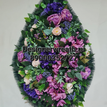 Венок капля №4 112 см - designerwreath.ru - г. Екатеринбург