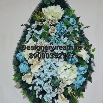 Венок капля №4 112 см - designerwreath.ru - г. Екатеринбург