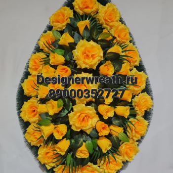 Венок капля №4 112 см - designerwreath.ru - г. Екатеринбург