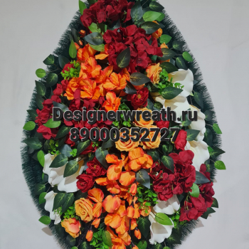 Венок капля №4 112 см - designerwreath.ru - г. Екатеринбург