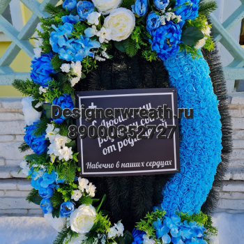 брендовый венок 115 см - designerwreath.ru - г. Екатеринбург