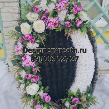 Брендовый венок 115 см - designerwreath.ru - г. Екатеринбург