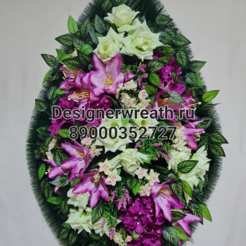 Венок капля №4 112 см - designerwreath.ru - г. Екатеринбург