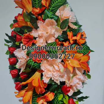 Венок капля №3 90 см - designerwreath.ru - г. Екатеринбург