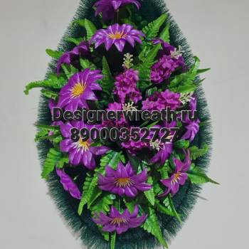 Венок капля №2 74 см - designerwreath.ru - г. Екатеринбург