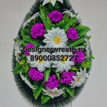 Венок капля №2 74 см - designerwreath.ru - г. Екатеринбург