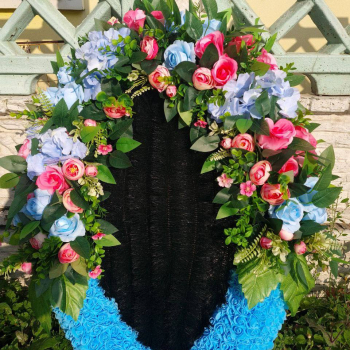 Брендовый венок 115 см - Форма памяти - г. Екатеринбург