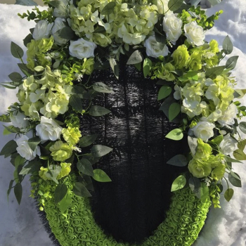 Брендовый венок 100 см - Форма памяти - г. Екатеринбург